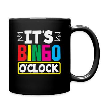 C’est l’heure du bingo pour les joueurs de bingo - Mug uni - noir - Droite