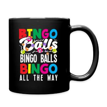 Bingo Player Boules de Bingo Tout Le Chemin - Mug uni - noir - Droite
