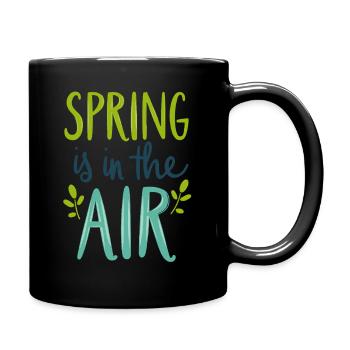 Spring is in the Air - Full Colour Mug - black - Right