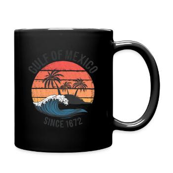 Gulf of Mexico Summer Vacation Beach Vacation - Full Colour Mug - black - Right
