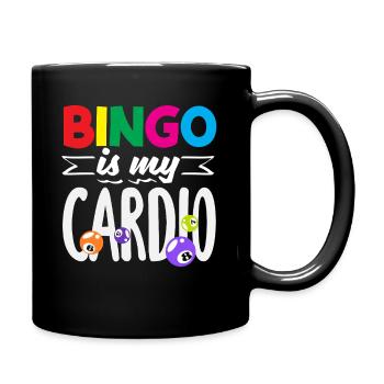 Le bingo est mon plaisir cardio - Mug uni - noir - Droite