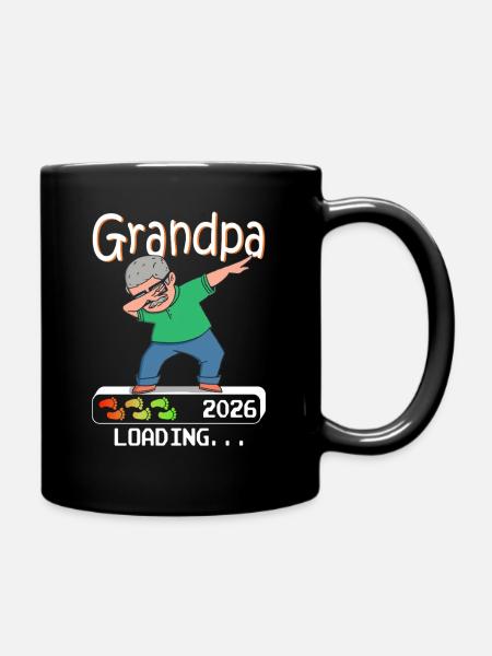 Future grand-mère 2026 chargement futur grand-père - Mug uni - noir