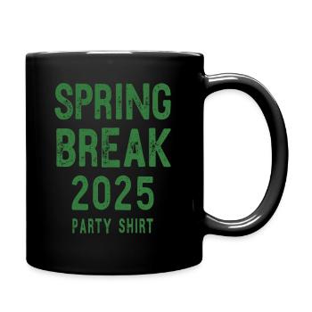 Chemise de fête Spring Break 2025 - Mug uni - noir - Droite