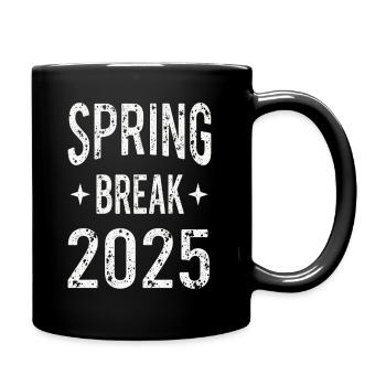 Chemise de fête Spring Break 2025 - Mug uni - noir - Droite