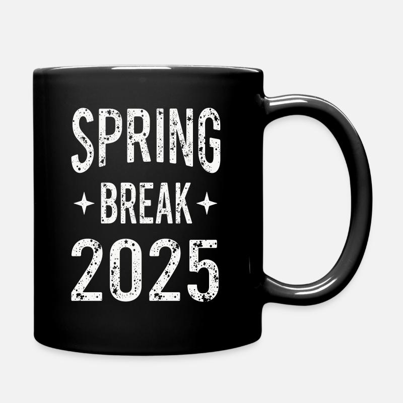 Spring Break 2025 Party Shirt - Tasse einfarbig - Schwarz