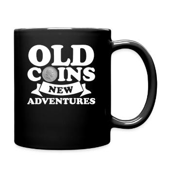 Numismatics Coin Roman Collection - Full Colour Mug - black - Right