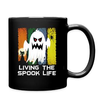 Living The Spook Life Ghost Bait - Full Colour Mug - black - Right