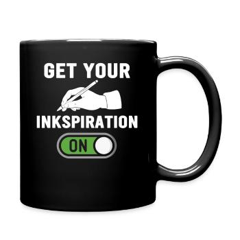 Poetry Slam Inkspiration Slam-poesie - Tasse einfarbig - Schwarz - Rechts