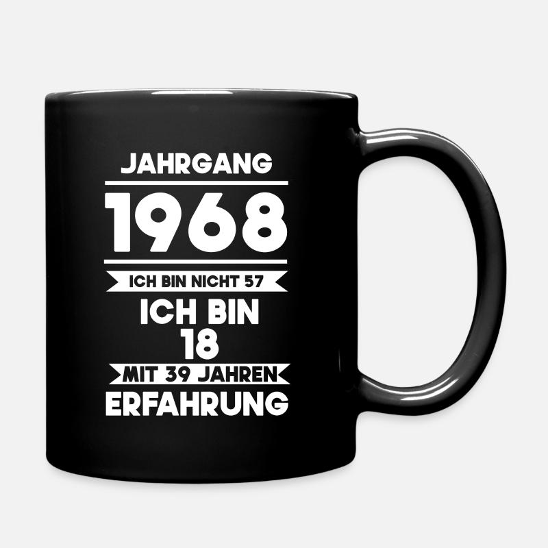 Coller Spruch Born 1968 - Full Colour Mug - black