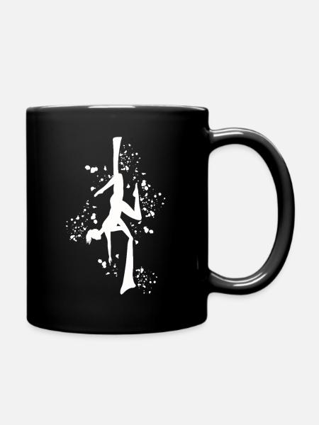 Vertikaltuch Luftakrobatik Aerial Silk - Tasse einfarbig - Schwarz