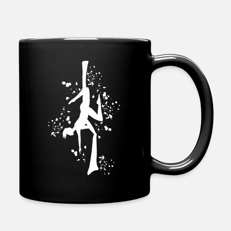 Vertikaltuch Luftakrobatik Aerial Silk - Tasse einfarbig - Schwarz