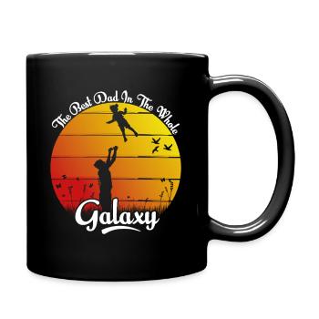 Best Dad in the World - Full Colour Mug - black - Right