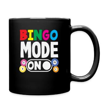 Mode bingo activé pour votre tour de jeu - Mug uni - noir - Droite