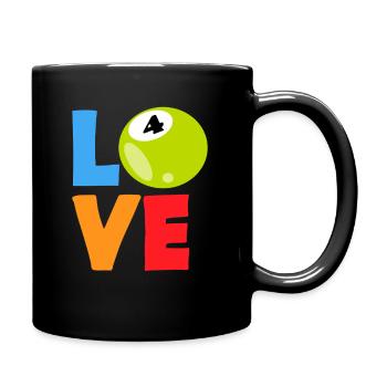Live Your Bingo Love Today - Full Colour Mug - black - Right