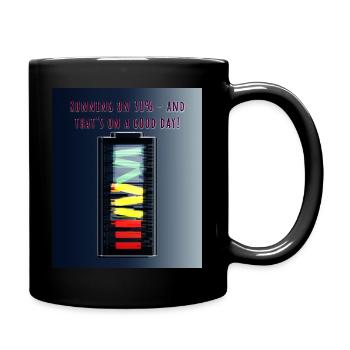 MG Akku Not loading - Tasse einfarbig - Schwarz - Rechts
