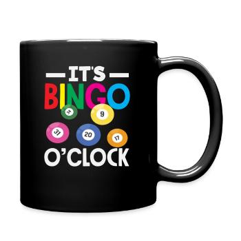It's Bingo Time Fun - Full Colour Mug - black - Right
