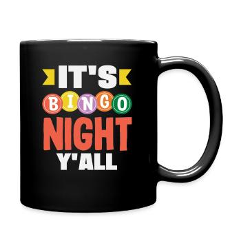 C’est une soirée bingo pour vous tous - Mug uni - noir - Droite