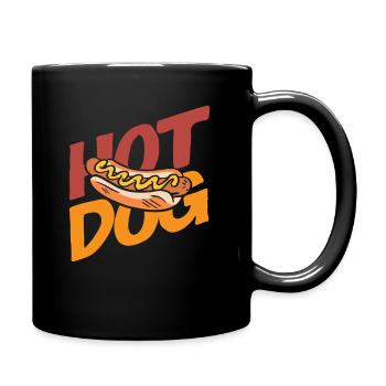 Hot Dog Lover Hot Dog Fun Design - Full Colour Mug - black - Right