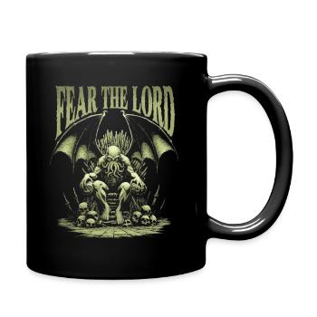 Cthulhu, Fear The Lord, Grunge Cthulhu Mythos - Mug uni - noir - Droite