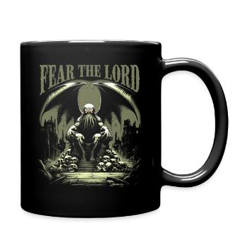 Cthulhu, Craignez le Seigneur Cthulhu Mythe - Mug uni - noir - Droite