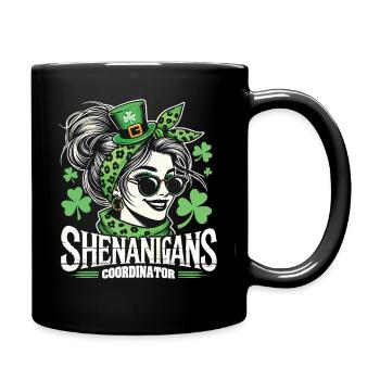 St. Patrick's Day Shenanigans Coordinator - Full Colour Mug - black - Right