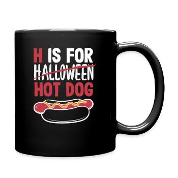 H comme Hot Dog Hot Dog Lover - Mug uni - noir - Droite