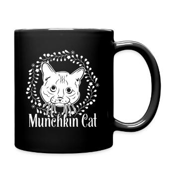 Munchkin cat Munchkin cat Vintage - Full Colour Mug - black - Right