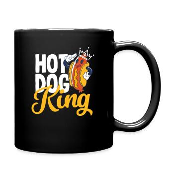 Roi du hot-dog pour les amateurs de hot-dogs - Mug uni - noir - Droite
