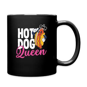 Reine du hot-dog pour les amateurs de hot-dogs - Mug uni - noir - Droite