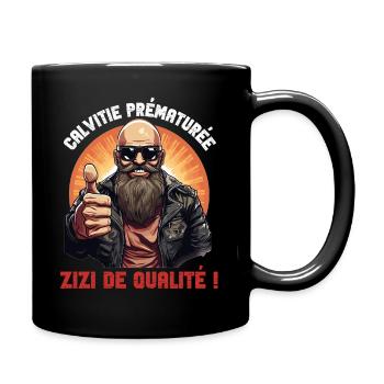 Calvitie et fierté - Mug uni - noir - Droite