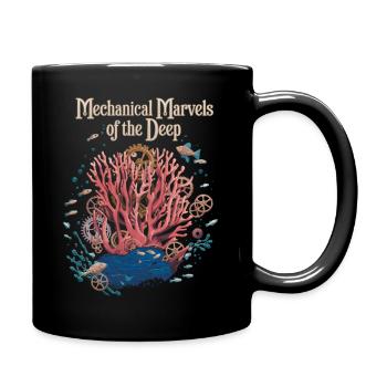 Les merveilles mécaniques de la conception profonde - Mug uni - noir - Droite