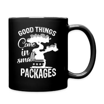 Bonsai Good Things Come In Small Packages - Full Colour Mug - black - Right