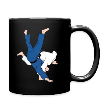 Judo - Judoka - Martial Arts - Full Colour Mug - black - Right