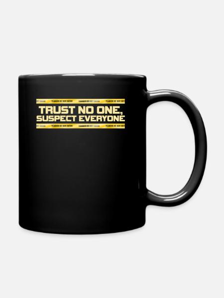 Krimi-Dinner-Spaß-Nacht - Tasse einfarbig - Schwarz