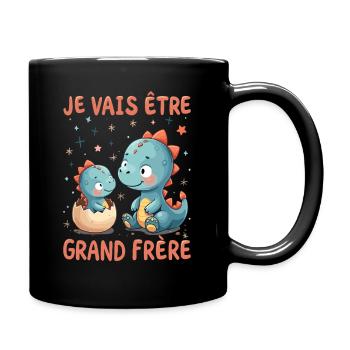 Futur Grand Frère Je vais être Grand Frère - Mug uni - noir - Droite