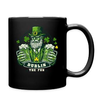 Dublin The Fun St. Patrick's Day Style - Full Colour Mug - black - Right