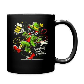 Koboldmodus Aktiviert St. Patrick's Day - Tasse einfarbig - Schwarz - Rechts