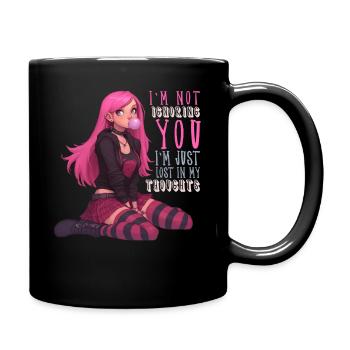 Je ne t’ignore pas Fille Anime Pastel Goth Kawaii - Mug uni - noir - Droite