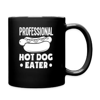 Amateur professionnel de hot-dogs - Mug uni - noir - Droite