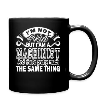 Proud To Be CNC Machinist - Full Colour Mug - black - Right