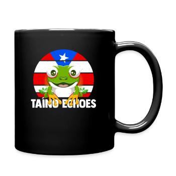 Taíno spiegelt den Stolz seiner karibischen Abstammung wider - Tasse einfarbig - Schwarz - Rechts