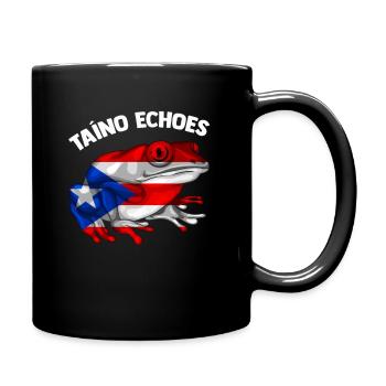 Taíno spiegelt den Stolz seiner karibischen Abstammung wider - Tasse einfarbig - Schwarz - Rechts