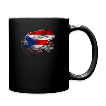 Taíno spiegelt den Stolz seiner karibischen Abstammung wider - Tasse einfarbig - Schwarz - Rechts