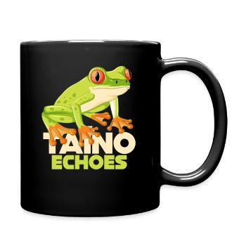 Taíno Echoes Caribbean Ancestry Pride - Full Colour Mug - black - Right