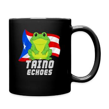 Taíno spiegelt den Stolz seiner karibischen Abstammung wider - Tasse einfarbig - Schwarz - Rechts