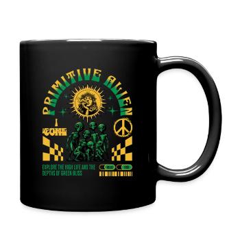 Primitive Alien Stoned – Fans d’Alien et de Stoner - Mug uni - noir - Droite