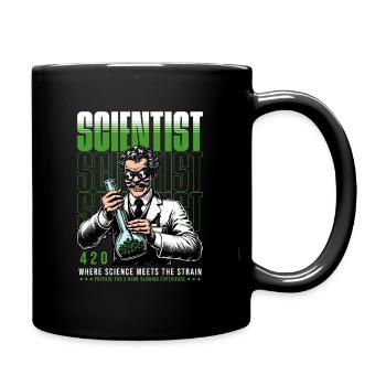 Scientist Weed Design – Œuvres d’art inspirées du cannabis - Mug uni - noir - Droite