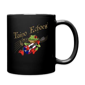 Taíno spiegelt den Stolz seiner karibischen Abstammung wider - Tasse einfarbig - Schwarz - Rechts
