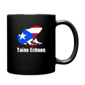 Taíno spiegelt den Stolz seiner karibischen Abstammung wider - Tasse einfarbig - Schwarz - Rechts