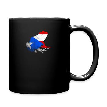 Taíno Echoes Caribbean Ancestry Pride - Full Colour Mug - black - Right